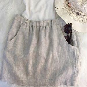 LOFT Cream Skirt